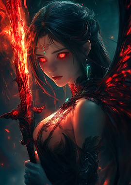 Fiery Angel Warrior