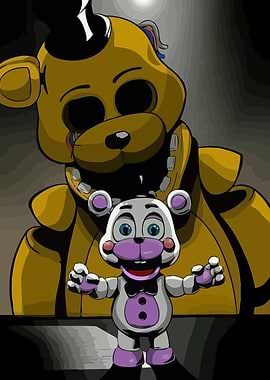 FNAF: Golden Freddy & Mangle