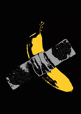 Banana Duct Tape Art