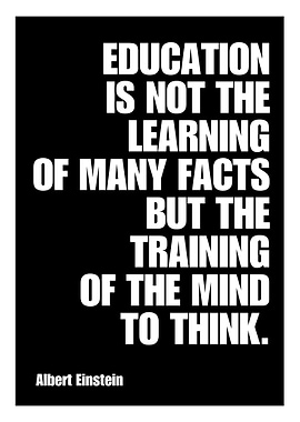 Einstein Quote on Education