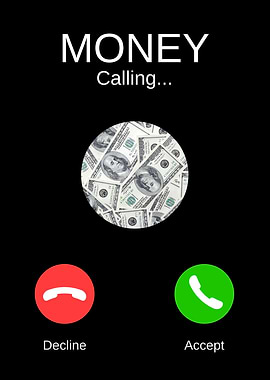 Money Calling Phone Screen