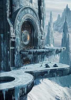 Frozen Cityscape