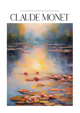 Water Lilies Inspired by Monet