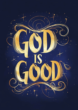 God is Good Typography