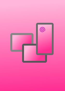 Pink Abstract Design