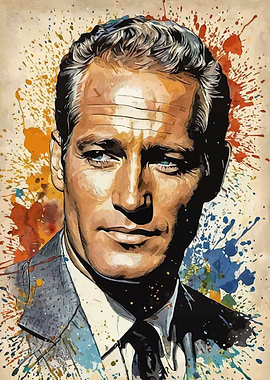Paul Newman Portrait