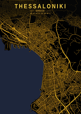 Thessaloniki Golden Map