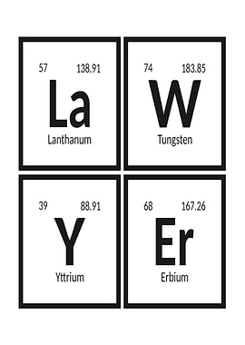 Lawyer Periodic Table
