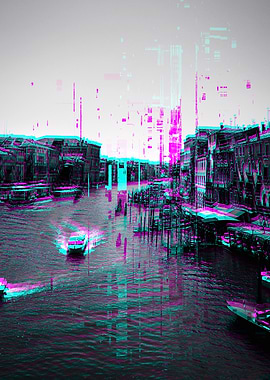 Venice Glitch Art