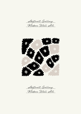 Abstract Floral Wall Art