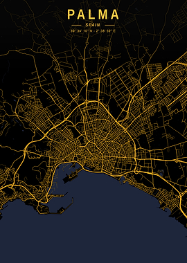 Palma Golden City Map