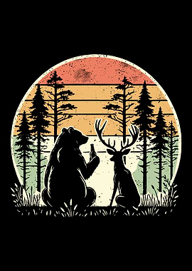 Bear and Deer Share Beer
