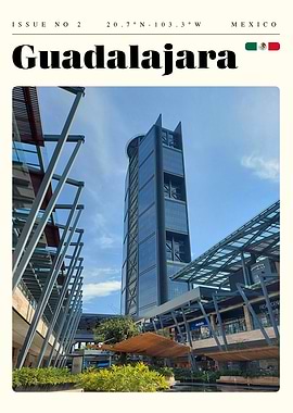 Guadalajara Travel Art Poster