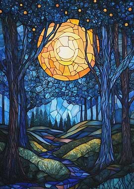 Stained Glass Forest