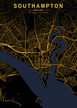 Southampton Golden Map
