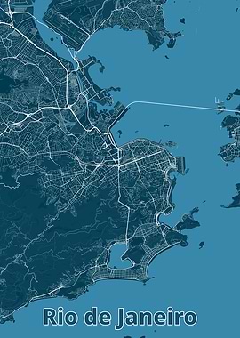 Rio de Janeiro City Map