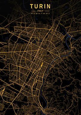 Turin Golden Map