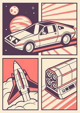 Futuristic Space Vehicles