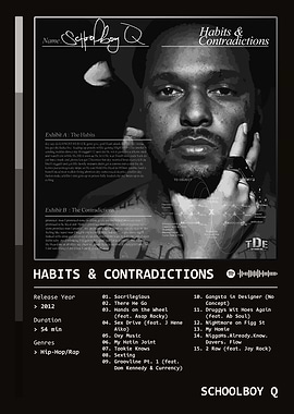 Habits & Contradictions (2012) Album by ScHoolboy Q