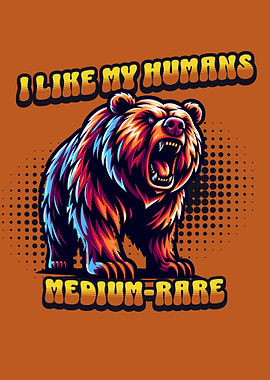 Bear & Humans Graphic