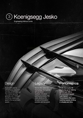 Koenigsegg Jesko Magazine Cover