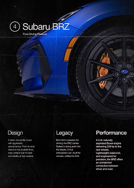 Subaru BRZ Magazine Cover