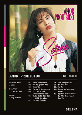 Amor Prohibido (1994) Album by Selena