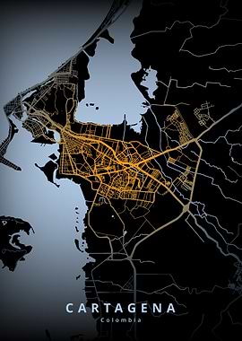 Cartagena City Map