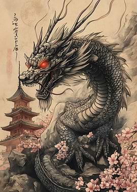 Japanese Dragon Tattoo