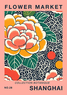 Shanghai Flower Market Print