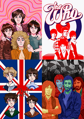 The Who Band Art Print