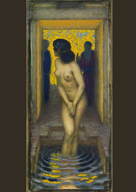 Woman in a Pool Franz von Stuck