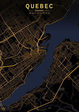 Quebec Golden Map