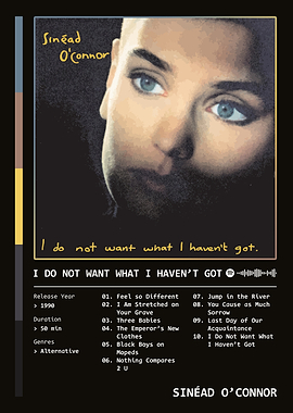 I Do Not Want What I Haven't Got (1990) Album by Sinéad O'Connor