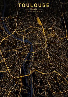 Toulouse Golden Map