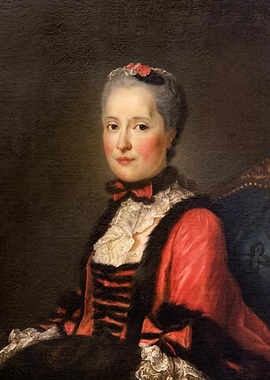 Portrait of a Woman in Red