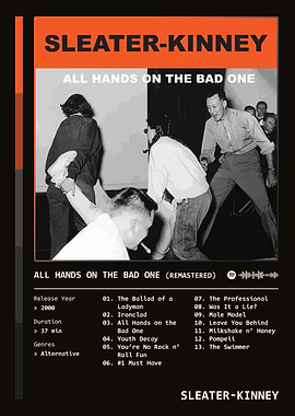 All Hands on the Bad One (2000) Album by Sleater-Kinney