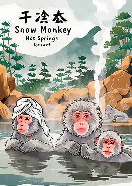 Snow Monkey Hot Springs