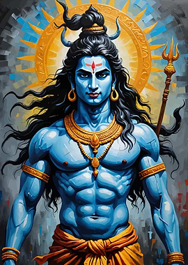 Lord Shiva Painting