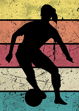 Soccer Player Silhouette