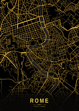 Golden Rome City Map