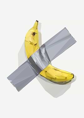 Banana Duct Tape Art