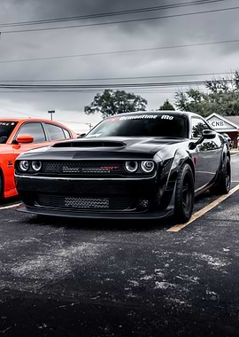 Black Dodge Challenger