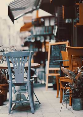 Empty Cafe Chair