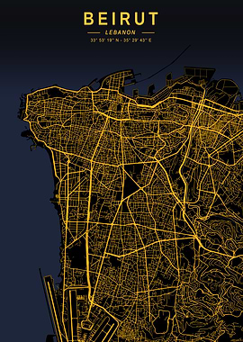 Beirut Golden Map