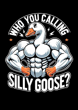 Muscular Goose Graphic