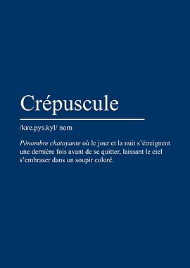 Crépuscule définition, citation inspirante et minimaliste