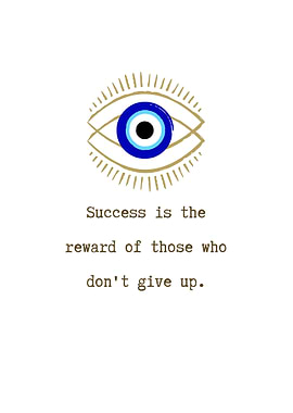 Evil Eye Success Quote