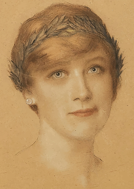 Woman with Laurel Wreath Franz von Stuck