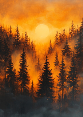 Sunset Forest